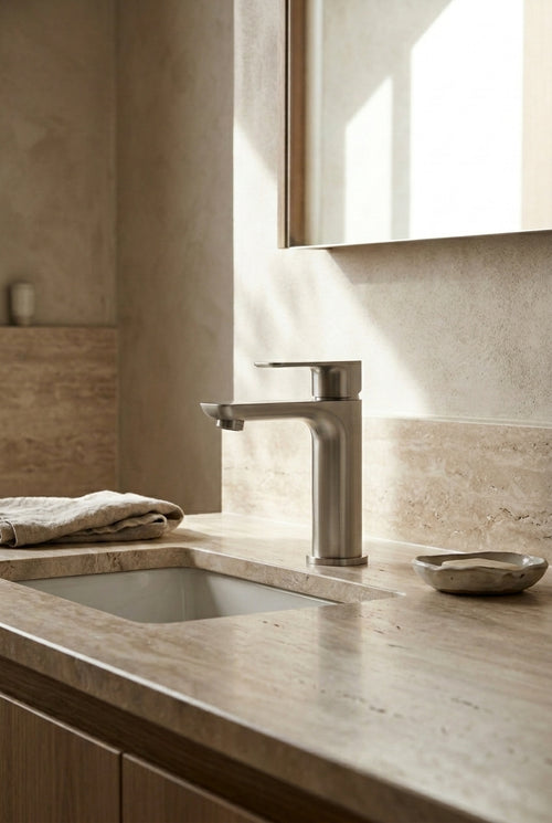 Montague Basin Mixer in Brushed Nickel