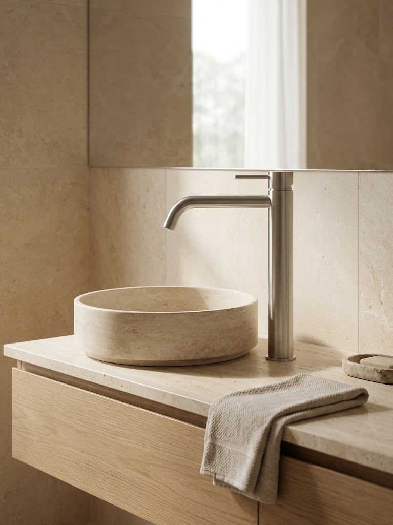 Montague Tall Basin Mixer MC-BM-006 in Brushed Nickel