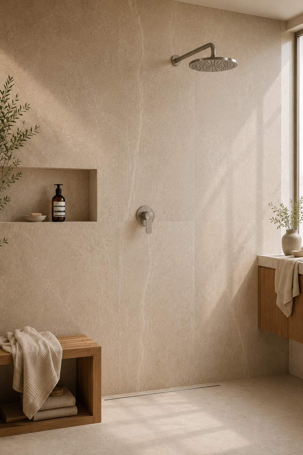Montague Shower Mixer in Brushed Nickel